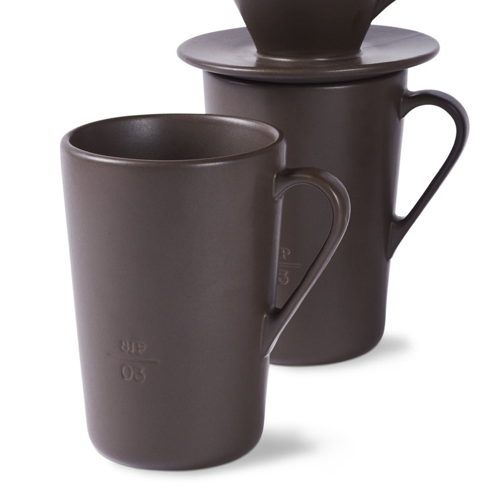 NEW- Magenta x Rae Dunn ICON DRIP. POUR. SIP. COFFEE SYSTEM ESPRESSO, SET OF 4 - Picture 2 of 7